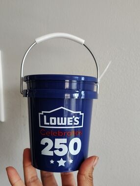 Lowe's Navy Blue 250 Promotional Mini Bucket